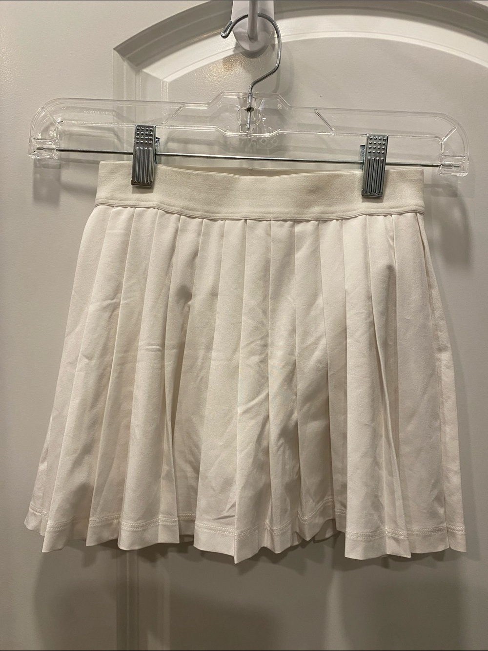 Athleta White Pleated Skirt - Girls